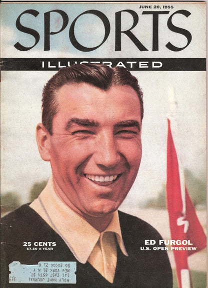 Sports Illustrated Magazine Ed Furgol US Open golf Preview June 20, 1955 Mint si