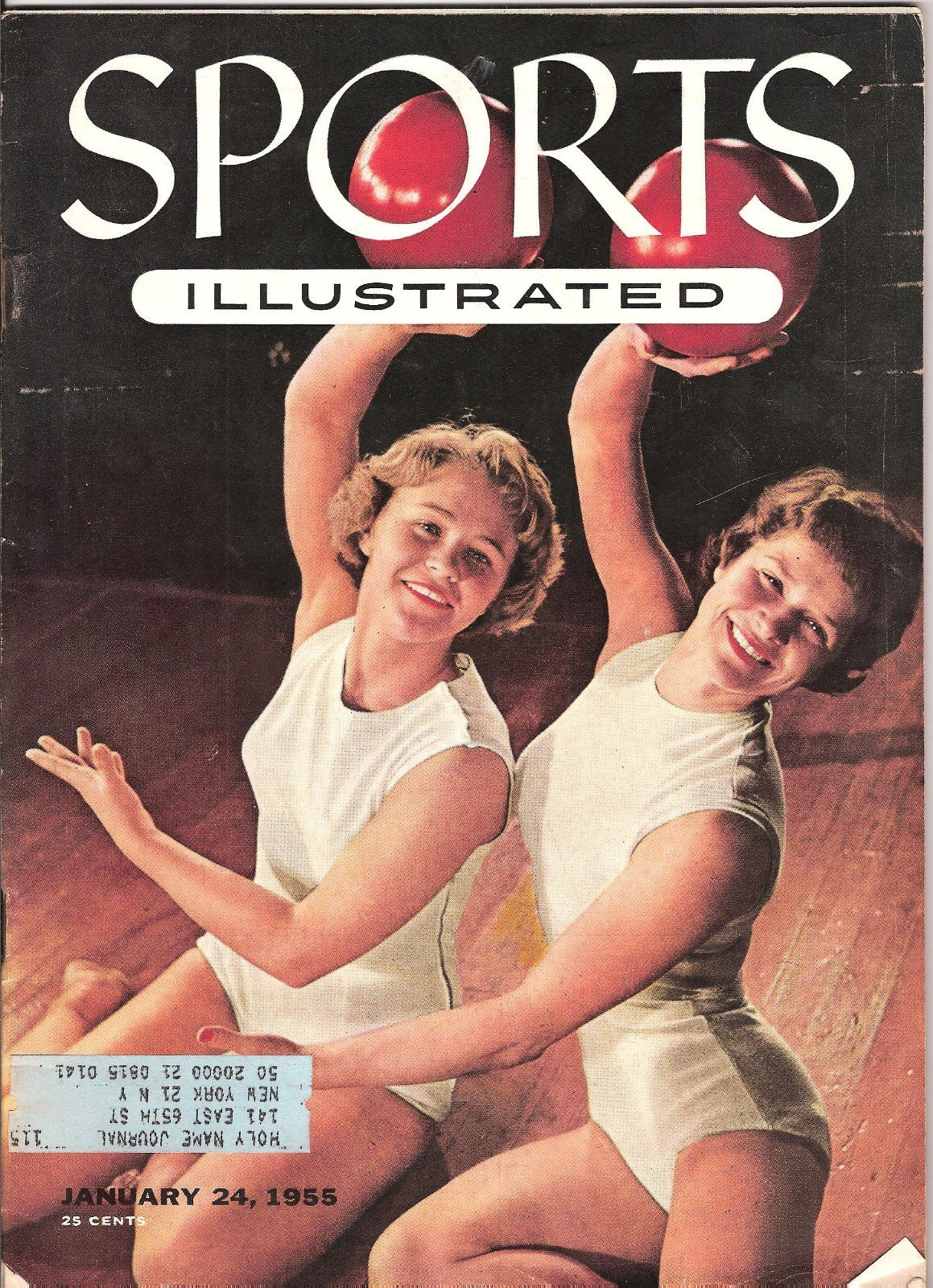Sports Illustrated Magazine Gymnastics January 24, 1955 Mint Crisp rare gymnist