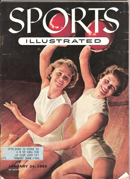 Sports Illustrated Magazine Gymnastics January 24, 1955 Mint Crisp rare gymnist