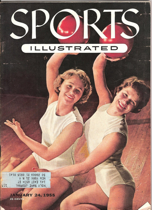 Sports Illustrated Magazine Gymnastics January 24, 1955 Mint Crisp rare gymnist