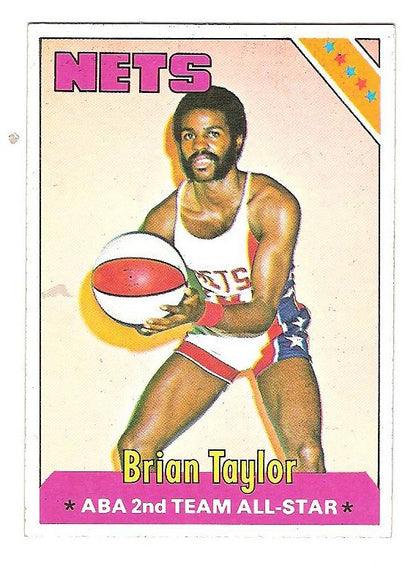 1975 Ny Nets topps team 8 Card Lot NM - Mint Sharp Cards Taylor #242 Nater #231