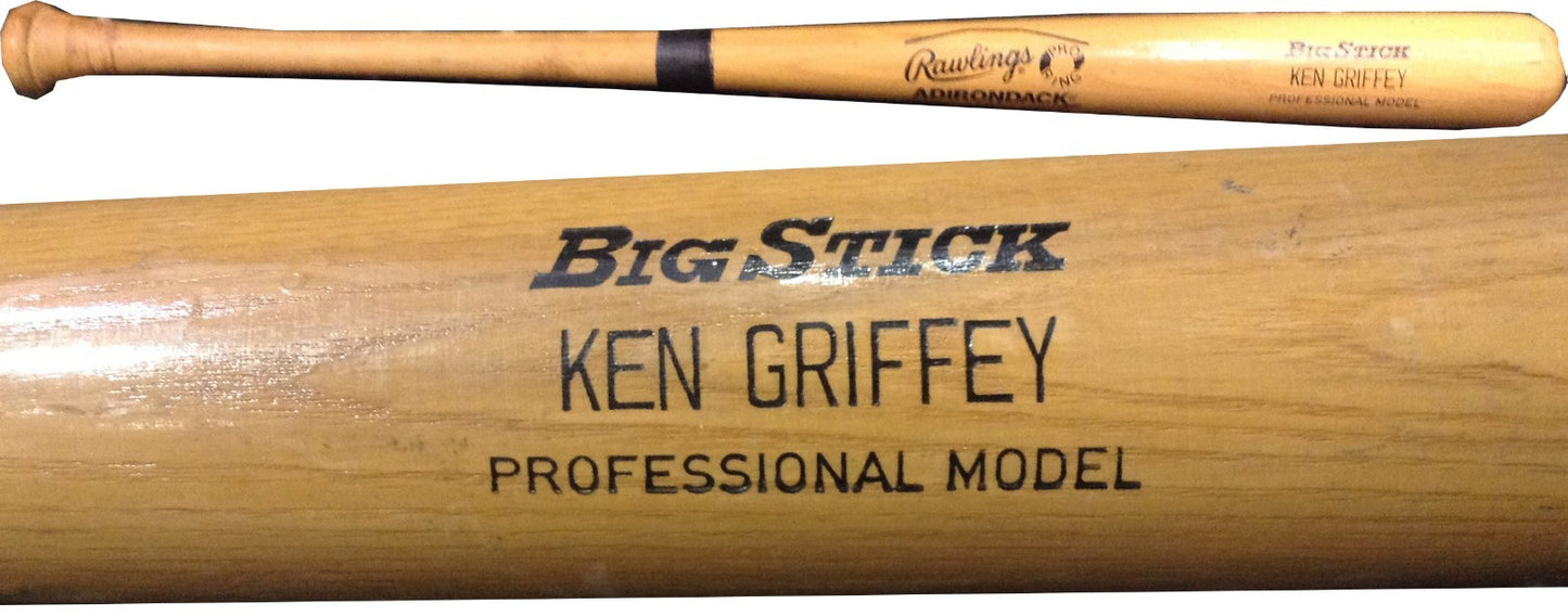 Ken Griffey Sr Game Used Rawlings Big Stick Bat BW 27 Handle Reds COA all star