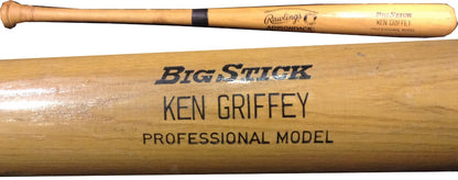 Ken Griffey Sr Game Used Rawlings Big Stick Bat BW 27 Handle Reds COA all star