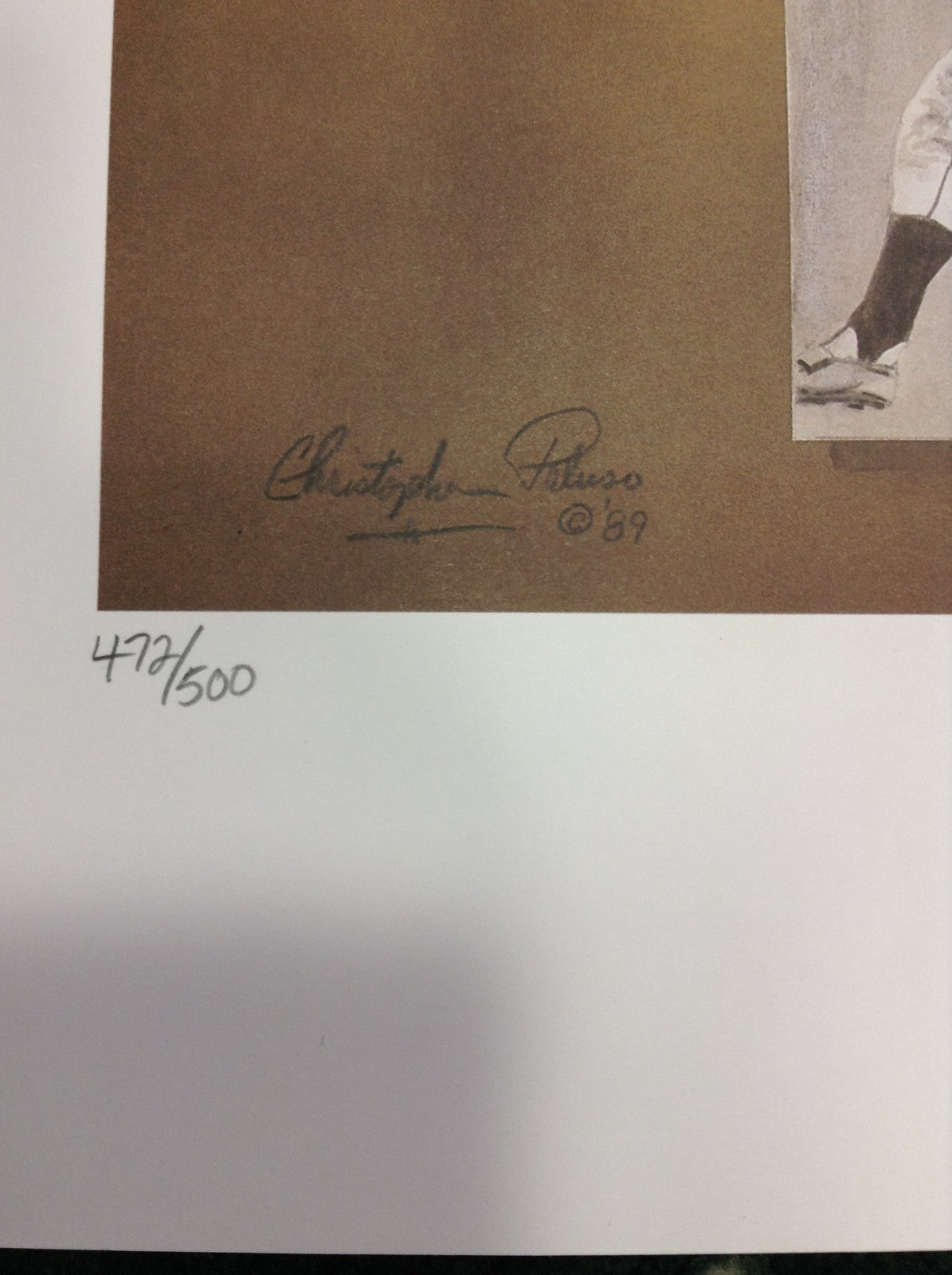 Ralph Kiner Signed Pittsburgh Pirates 18" by 24" Lithograph Autograph LE 500