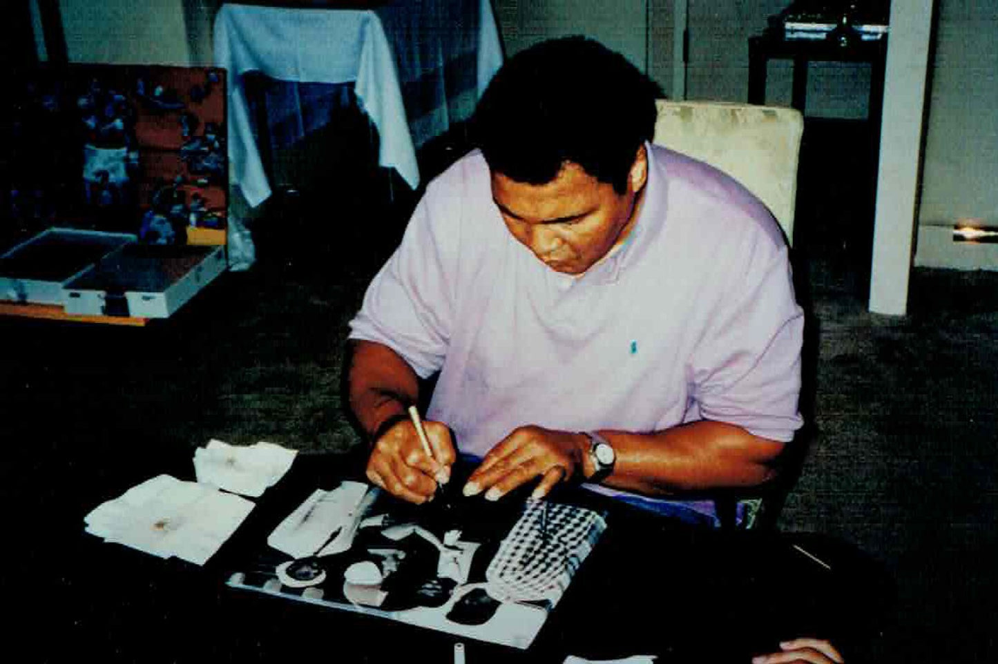 Muhammad Ali Signed Cassius Clay 11x14 Photo rare auto pics Proof coa LE /100