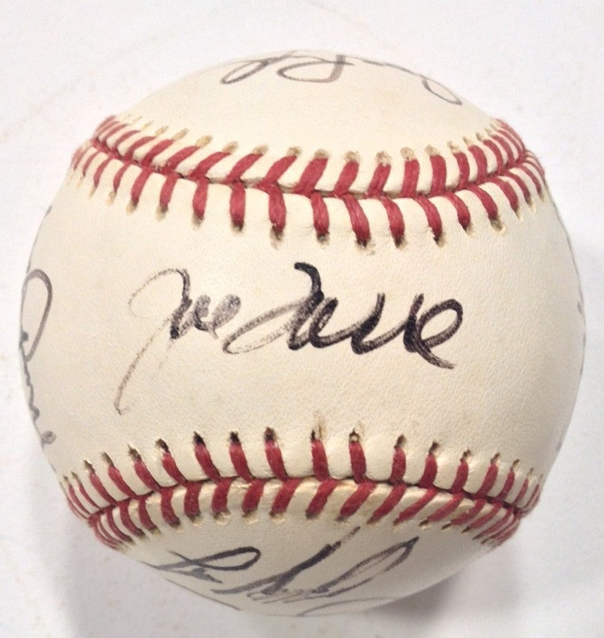 Joe Torre Don Larsen Dennis Martinez Campaneris Rudi 11 Auto Signed Baseball COA