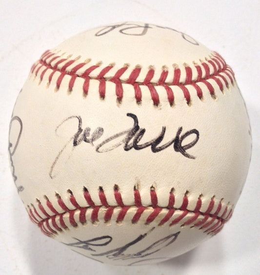 Joe Torre Don Larsen Dennis Martinez Campaneris Rudi 11 Auto Signed Baseball COA
