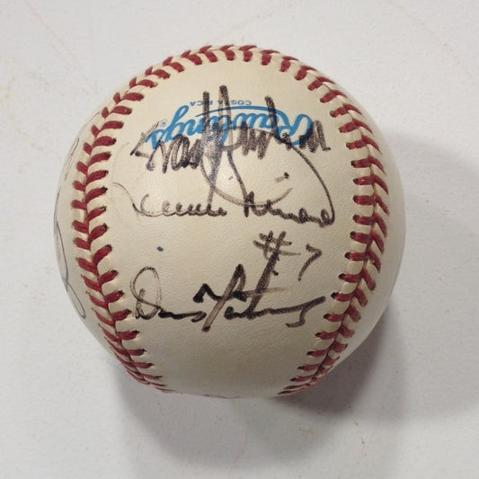 Joe Torre Don Larsen Dennis Martinez Campaneris Rudi 11 Auto Signed Baseball COA