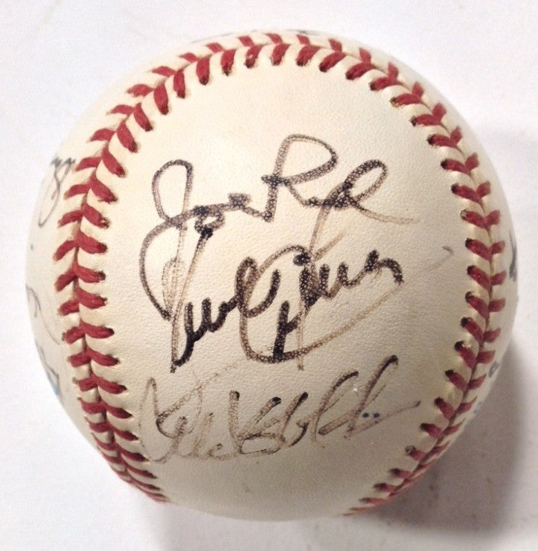 Joe Torre Don Larsen Dennis Martinez Campaneris Rudi 11 Auto Signed Baseball COA