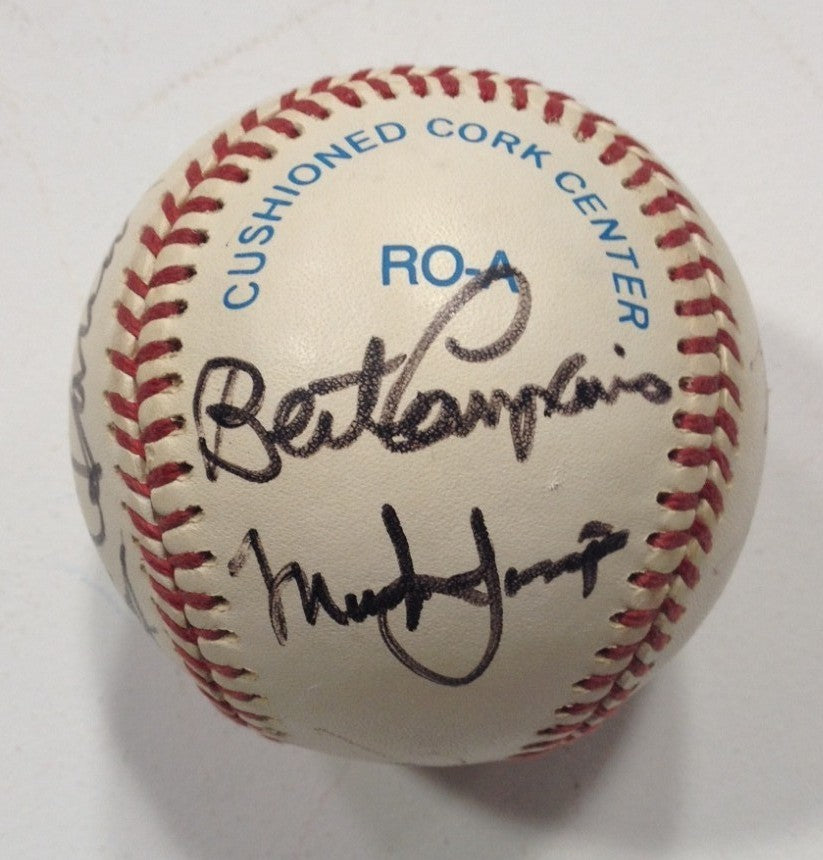 Joe Torre Don Larsen Dennis Martinez Campaneris Rudi 11 Auto Signed Baseball COA