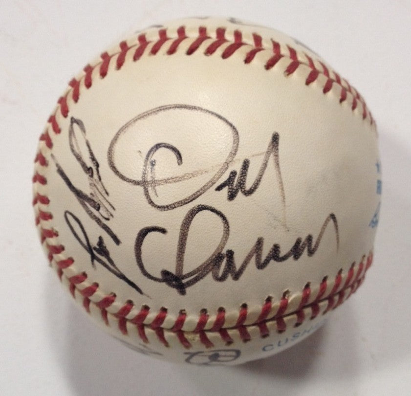 Joe Torre Don Larsen Dennis Martinez Campaneris Rudi 11 Auto Signed Baseball COA