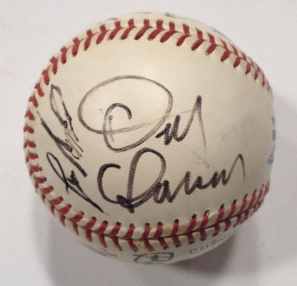 Joe Torre Don Larsen Dennis Martinez Campaneris Rudi 11 Auto Signed Baseball COA
