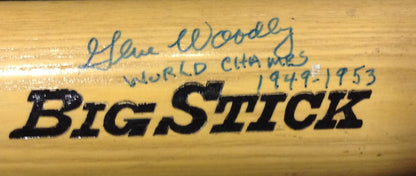 Gene Woodling NY Yankees Signed Bat  World Champs 1949-1953 Auto CBM HOLO COA