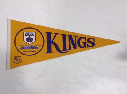 Los Angeles Kings Original Nhl Licensed Pennant  banner 1970s Marcel Dionne Rare
