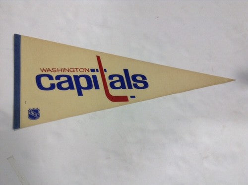 Washington Capitals Original Nhl Licensed hockey Pennant 1970s vintage Rare