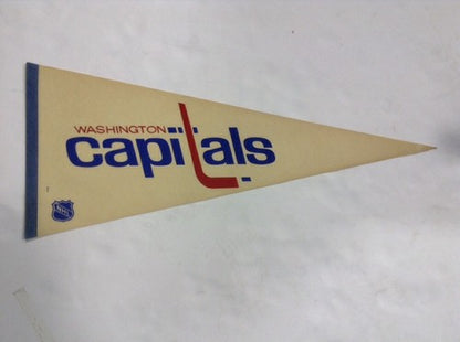 Washington Capitals Original Nhl Licensed hockey Pennant 1970s vintage Rare