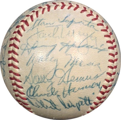 1957 Philadelphia Phillies Team Signed NL Giles Baseball 30 Autos Ashburn COA