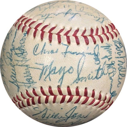 1957 Philadelphia Phillies Team Signed NL Giles Baseball 30 Autos Ashburn COA