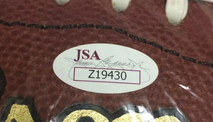 Willie Mays Signed 660 HR Total 0 T.D.S Mint Auto Duke Football Case JSA Coa