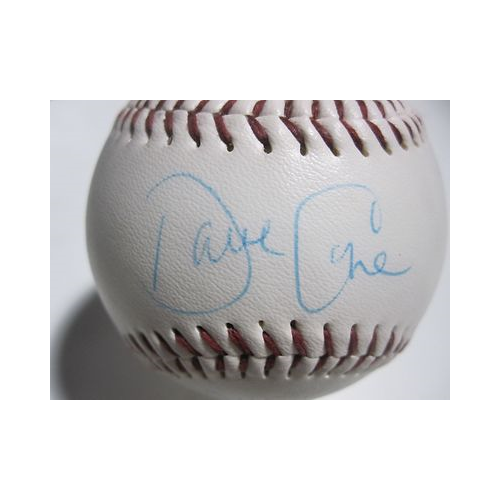 David Cone Signed Official Mets NL Baseball 241 K's 1991 Autograph CBM COA