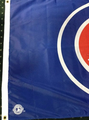 Ron Santo Signed Chicago Cubs Blue Flag Banner Mlb Holo Coa Hof Autograph 58X35