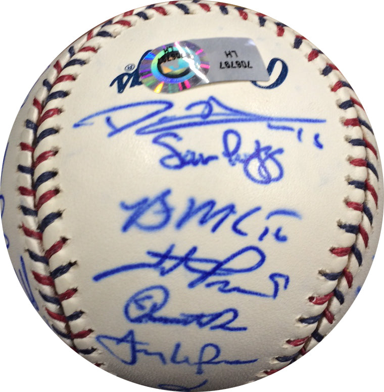 2009 National League NL All Star Team Signed Baseball 21 Autos Utley MLB Holo