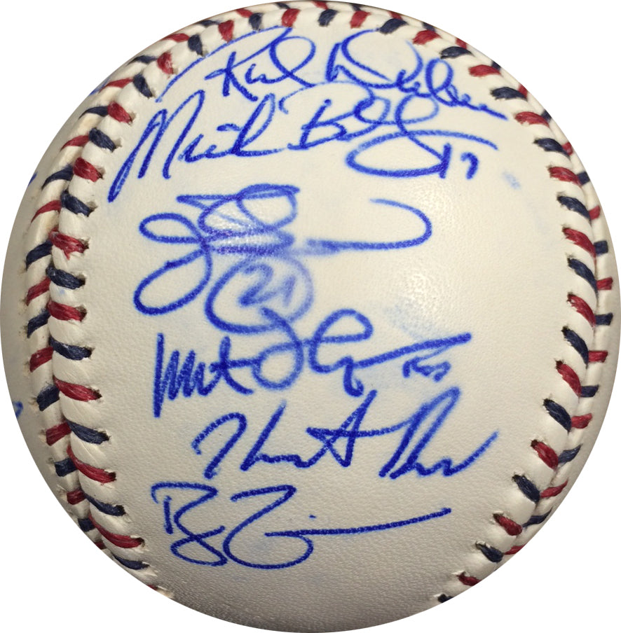 2009 National League NL All Star Team Signed Baseball 21 Autos Utley MLB Holo