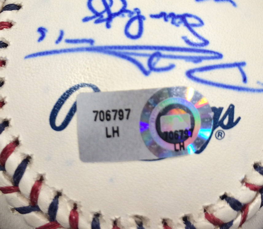 2009 National League NL All Star Team Signed Baseball 21 Autos Utley MLB Holo