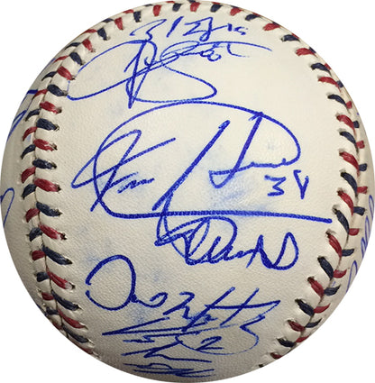 2009 All Star Team Signed Baseball 31 Auto Ichiro verlander Halladay MLB Holo