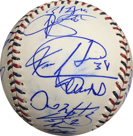 2009 All Star Team Signed Baseball 31 Auto Ichiro verlander Halladay MLB Holo