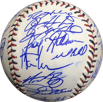 2009 All Star Team Signed Baseball 31 Auto Ichiro verlander Halladay MLB Holo