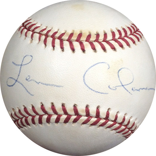 Leonard S. Coleman Jr. Single Signed ONL Baseball Auto MLB President COA