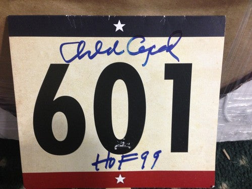 Orlando Cepeda Giants Signed Hof Used Bid Paddle Rare Autograph Cbm Coa