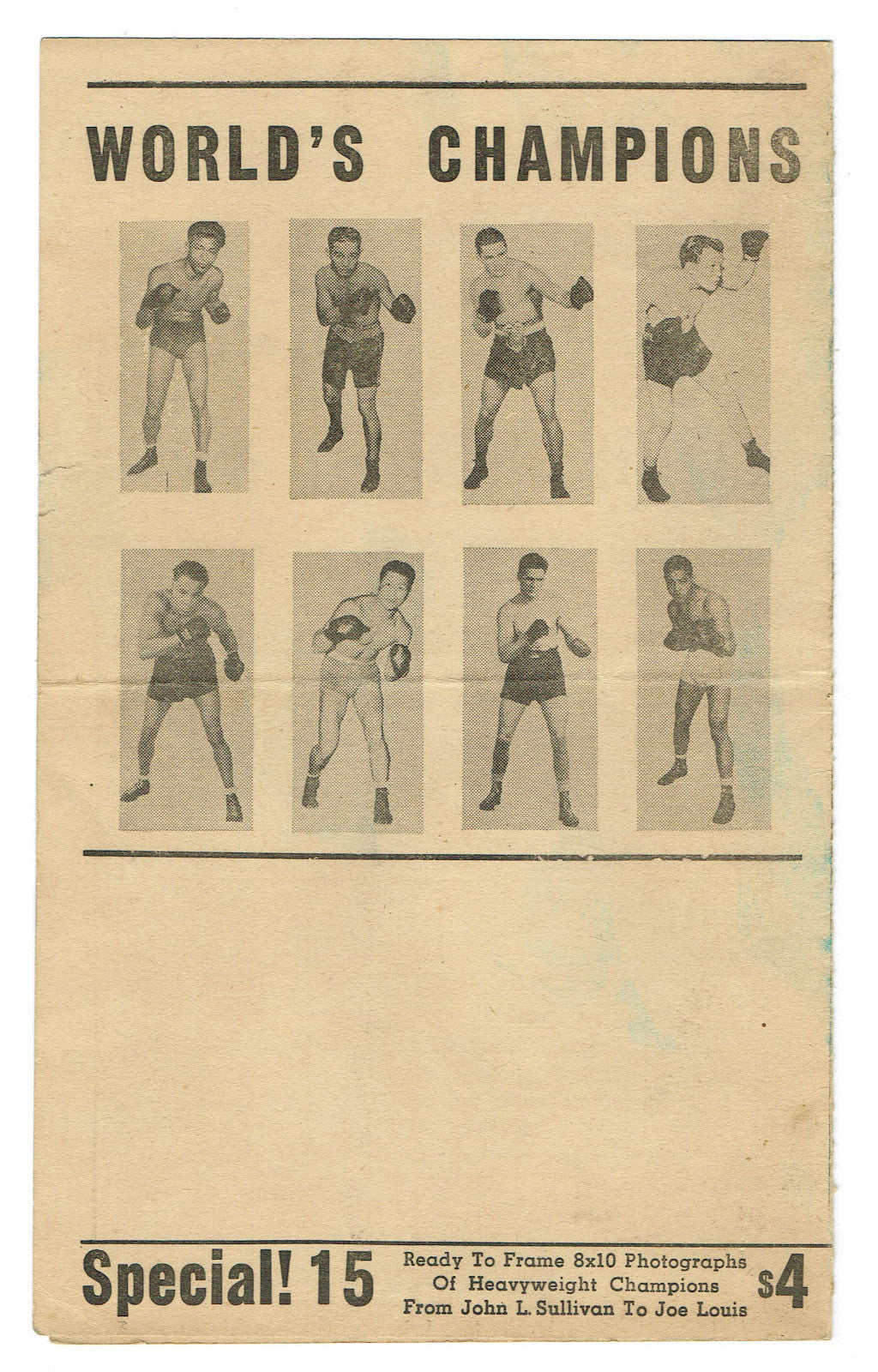 Vintage Royal Windsor Dial Official Boxing Program Billy Johnson Promotion