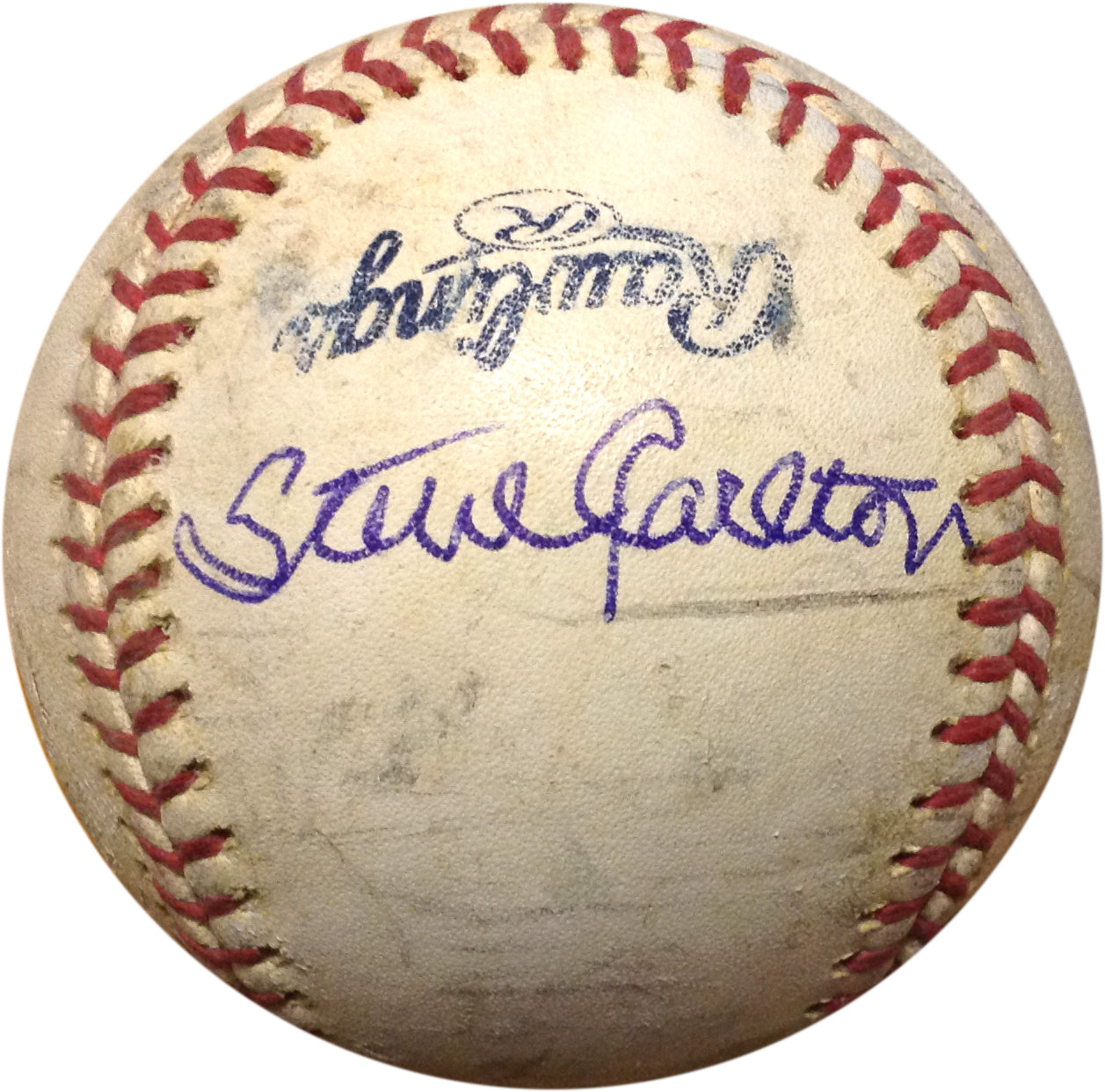 Steve Carlton Signed Game Used Spring Training Baseball Phillies Autograph JSA