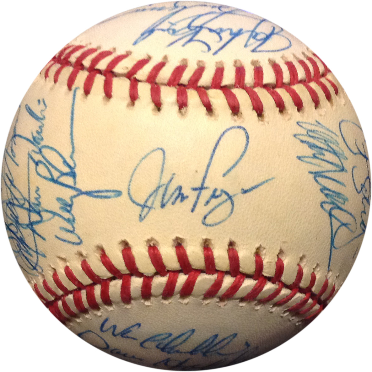 1992 Philadelphia Phillies Team Signed NL Baseball 31 Auto CURT Schilling COA