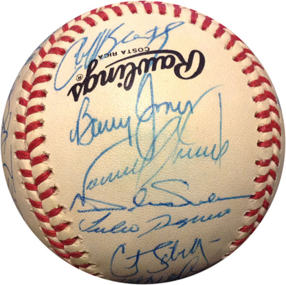 1992 Philadelphia Phillies Team Signed NL Baseball 31 Auto CURT Schilling COA
