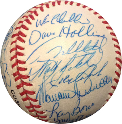 1992 Philadelphia Phillies Team Signed NL Baseball 31 Auto CURT Schilling COA