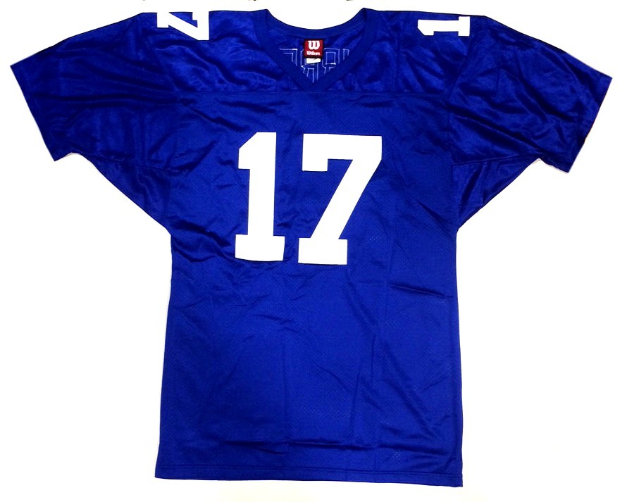 Plaxico Burress Signed Inscribed 10 Rec. 204 Yds 2 TD 10/2/05 Giants Jersey GTSM