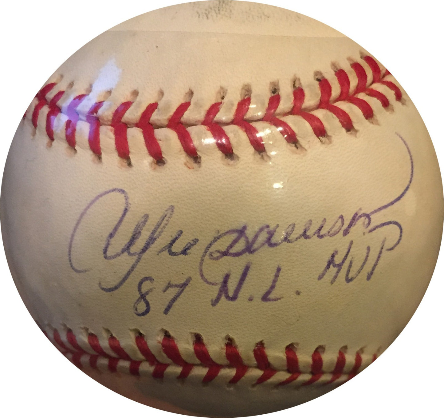 Andre Dawson Signed Official National League Baseball  87 NL MVP Auto Steiner