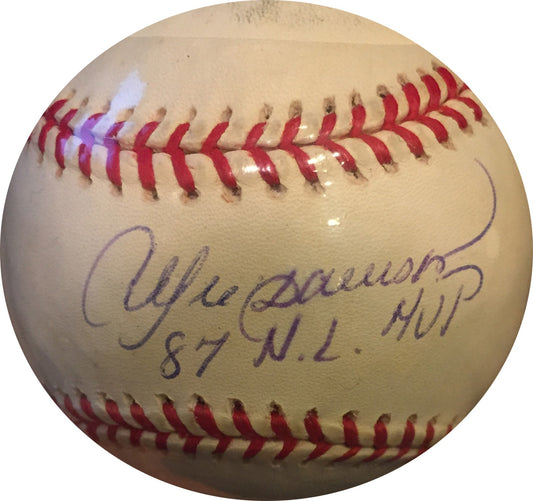 Andre Dawson Signed Official National League Baseball  87 NL MVP Auto Steiner