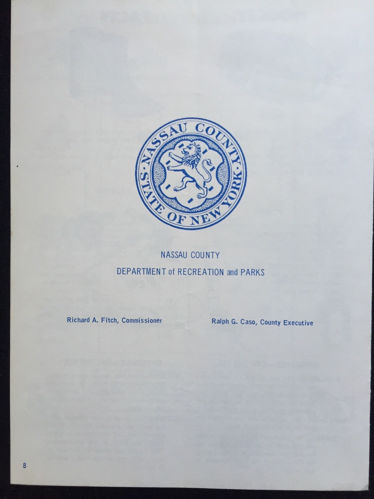 1972 Usa Olympic Hockey Team Vs Nassau Long Island All Stars Program Nm Rare