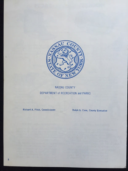 1972 Usa Olympic Hockey Team Vs Nassau Long Island All Stars Program Nm Rare