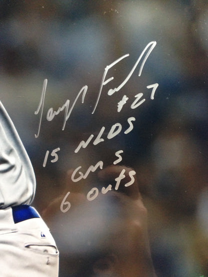 Jeurys Familia Signed 16x20 Framed Mets Nlds Game 5 6 Outs Auto Steiner COA /27