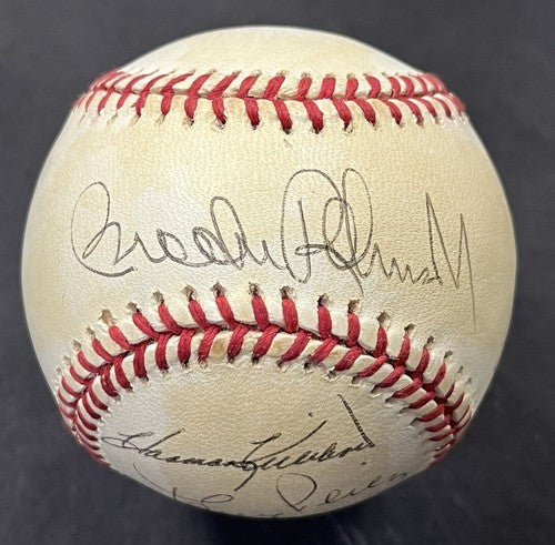 Brooks Robinson Harmon Killebrew  + 7 signed Official AL Baseball HOF CBM COA