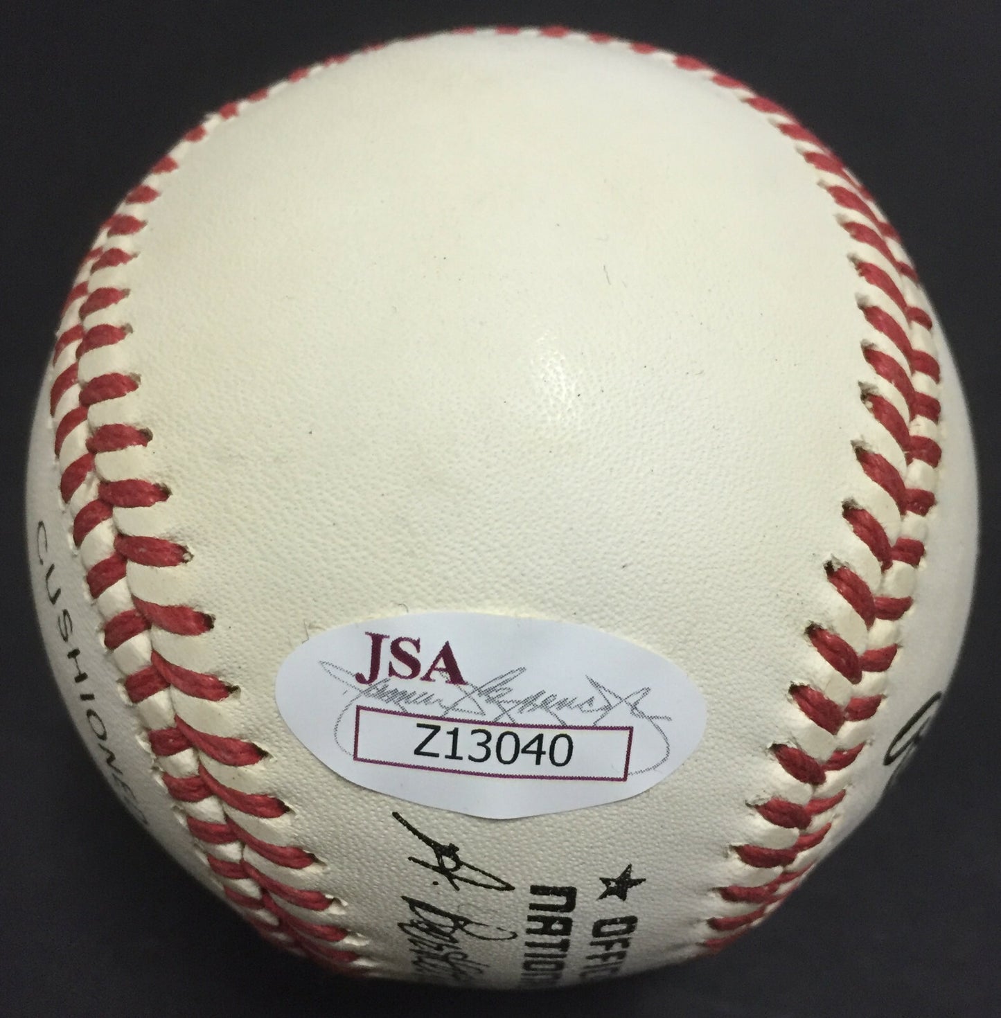Hank Aaron Eddie Mathews Braves 500 HR HOF dual signed NL baseball auto JSA Coa