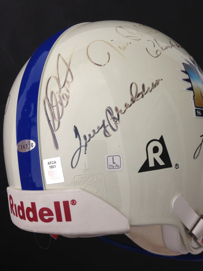 Super Bowl MVP signed ProLine helmet 23 auto Montana Rice Aikman E SMITH STEINER