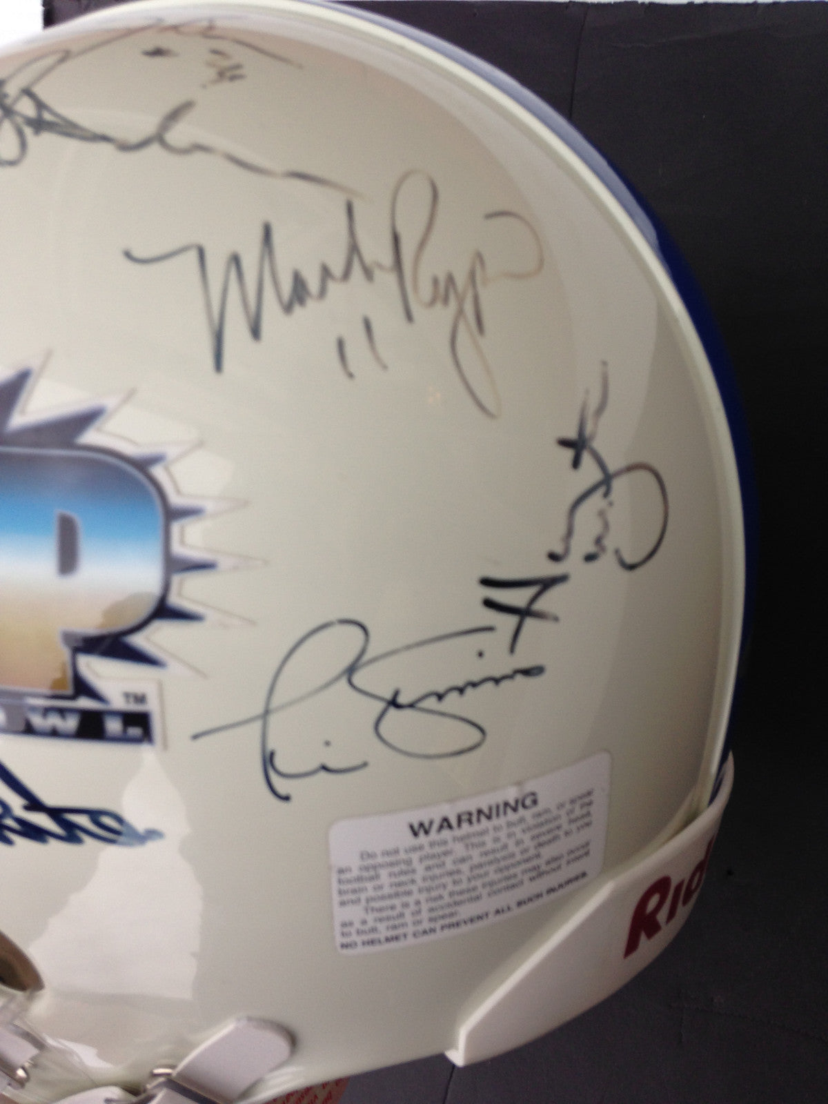 Super Bowl MVP signed ProLine helmet 23 auto Montana Rice Aikman E SMITH STEINER
