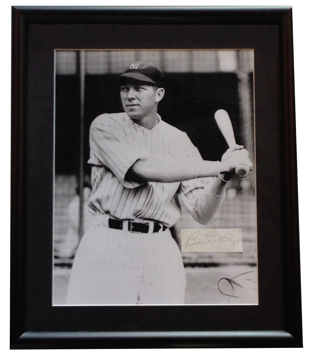 Bill Dickey Signed Yankees signed cut framed original vintage photo auto CBM COA