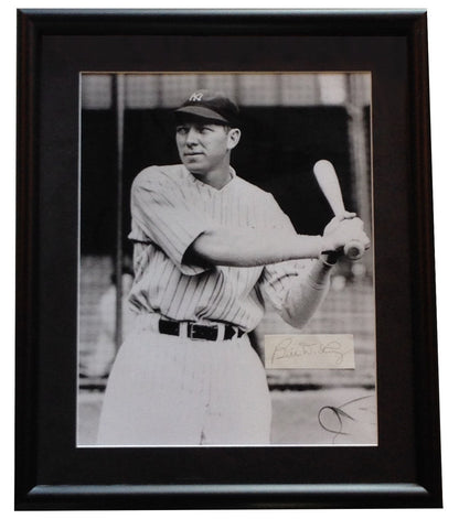 Bill Dickey Signed Yankees signed cut framed original vintage photo auto CBM COA